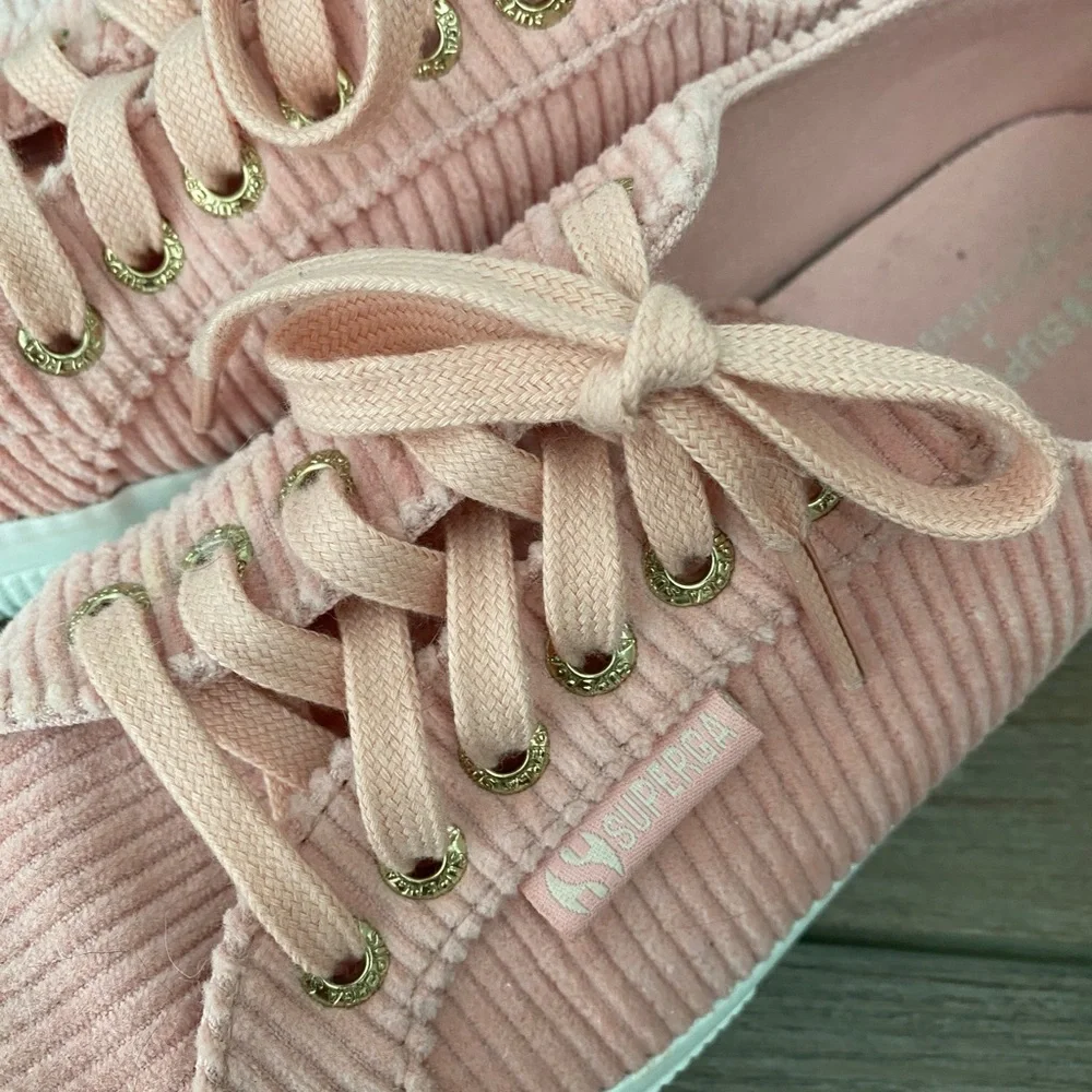 Superga x Something Navy Corduroy 2750 - Picture 2 of 7